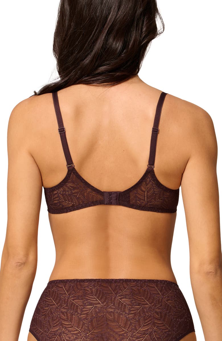 Simone Perele Comete Underwire Bra, Alternate, color, Dark Brown