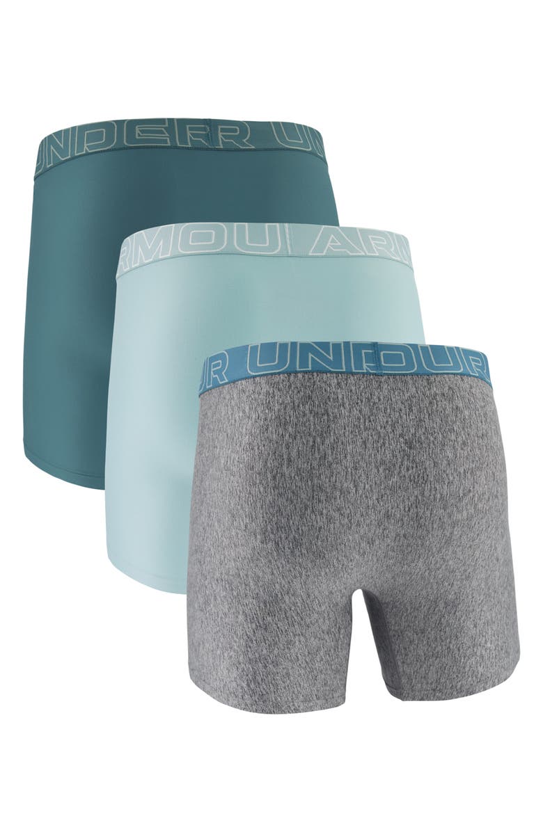Under Armour 3-Pack Performance Tech Boxer Briefs, Alternate, color, Boundless Blue