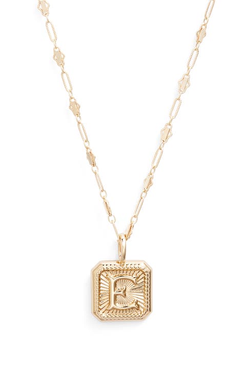 Harlow Initial Pendant Necklace