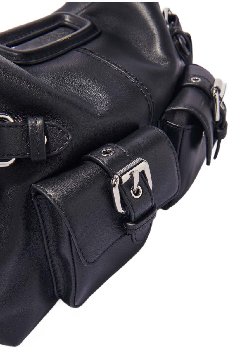 maje Miss M cargo bag in leather, Alternate, color,
