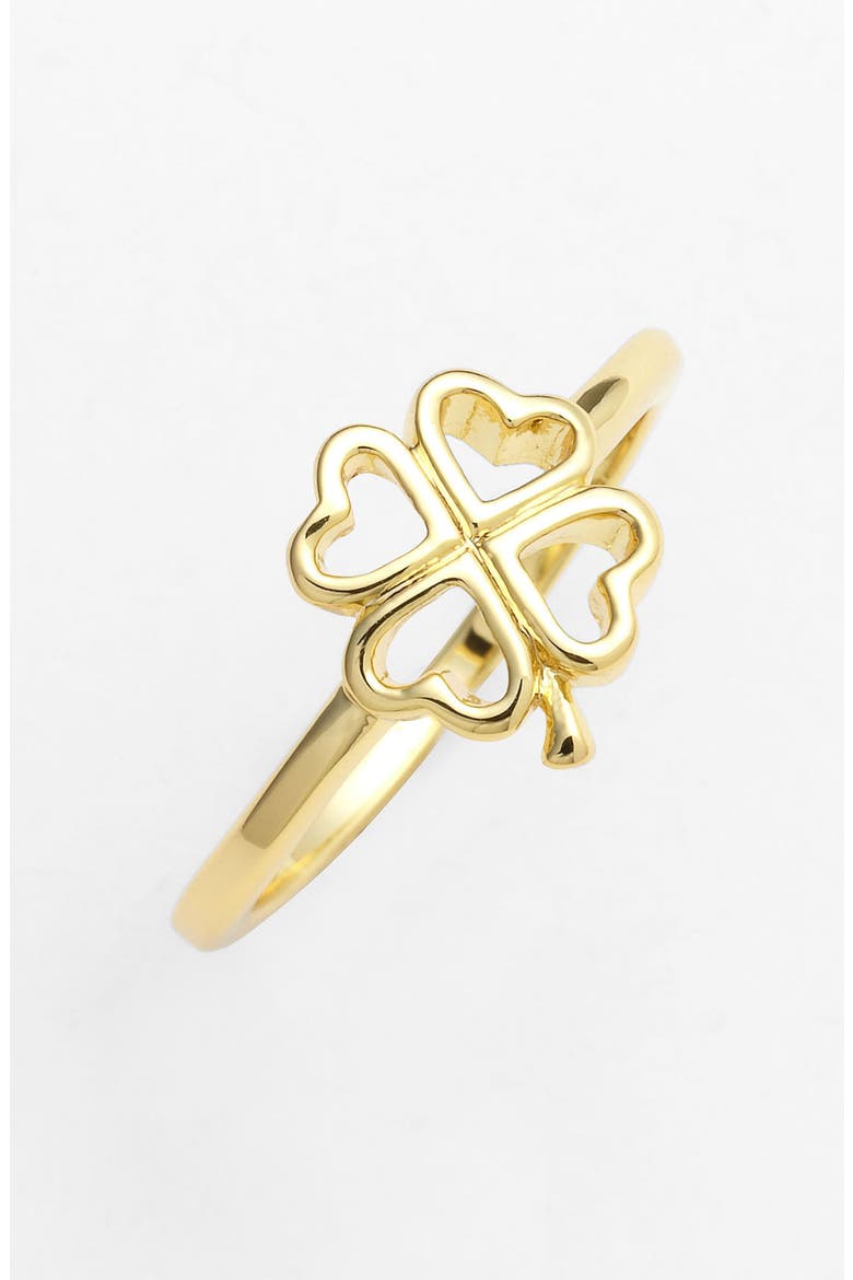 Clover Ring, Main, color, CLOVER- GOLD