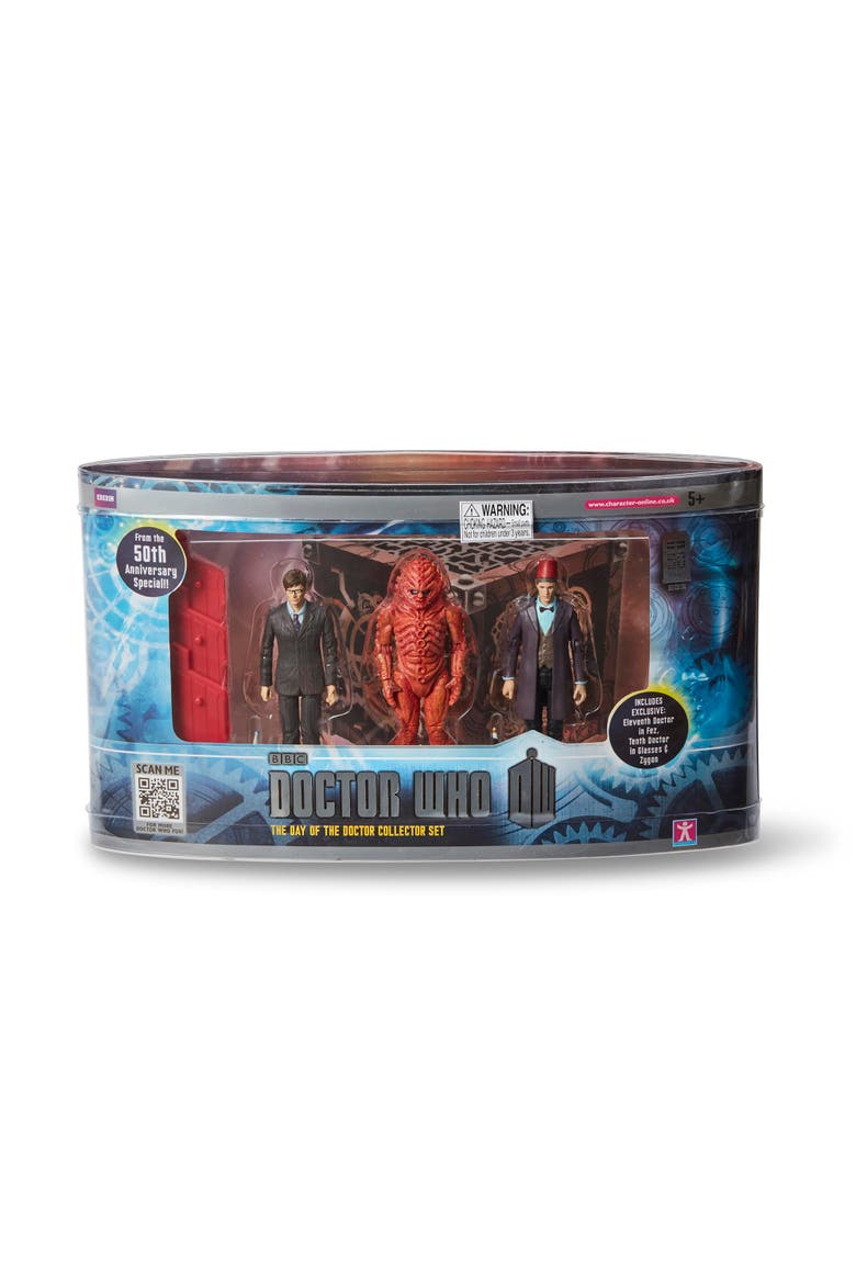 Doctor Who 3.75" Day of the Doctor Action Figure 3-Pack, Alternate, color, Red