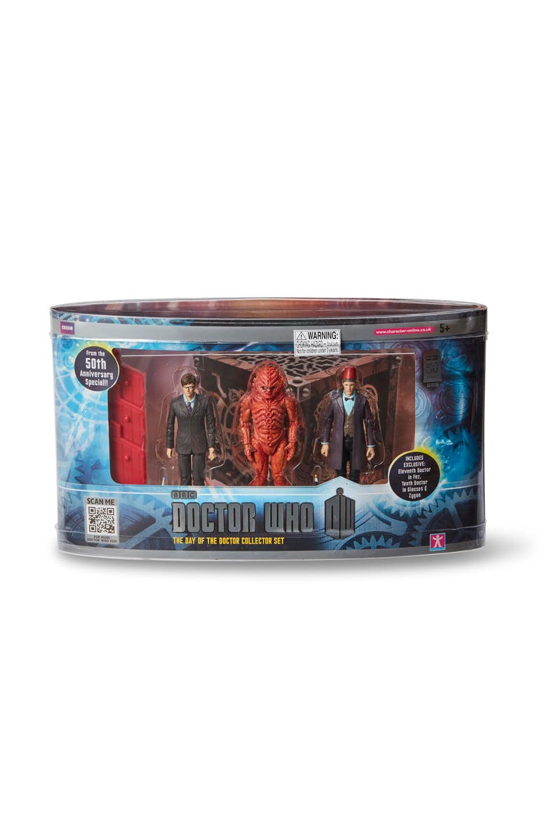 Toynk Doctor Who 3.75" Day of the Doctor Action Figure 3-Pack, Alternate, color, Red
