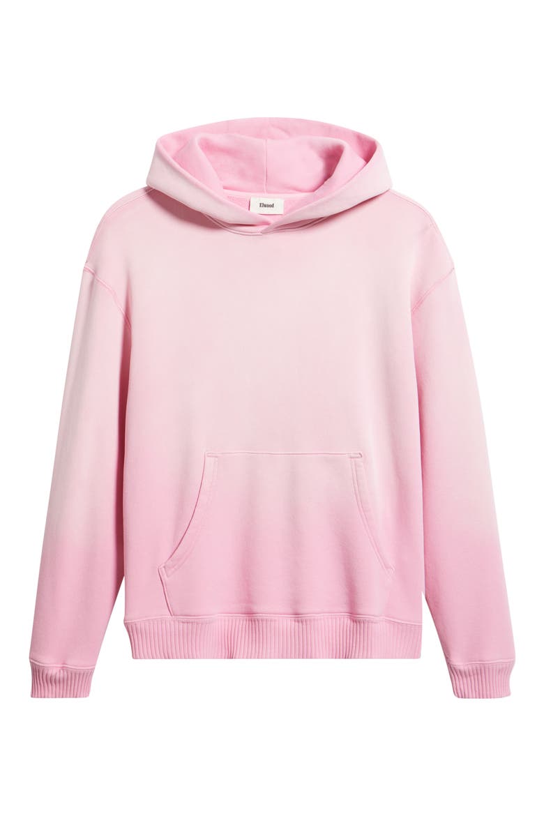 Core Oversize Organic Cotton Brushed Terry Hoodie, Alternate, color, SUN FADED PINK