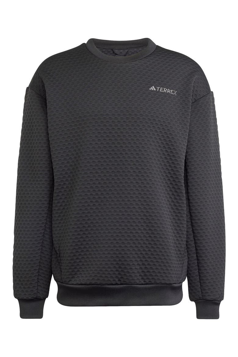 Crewneck Sweatshirt, Alternate, color, BLACK