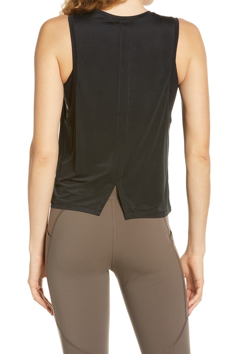 Go Lightly Crop Tank, Alternate, color, VERY BLACK