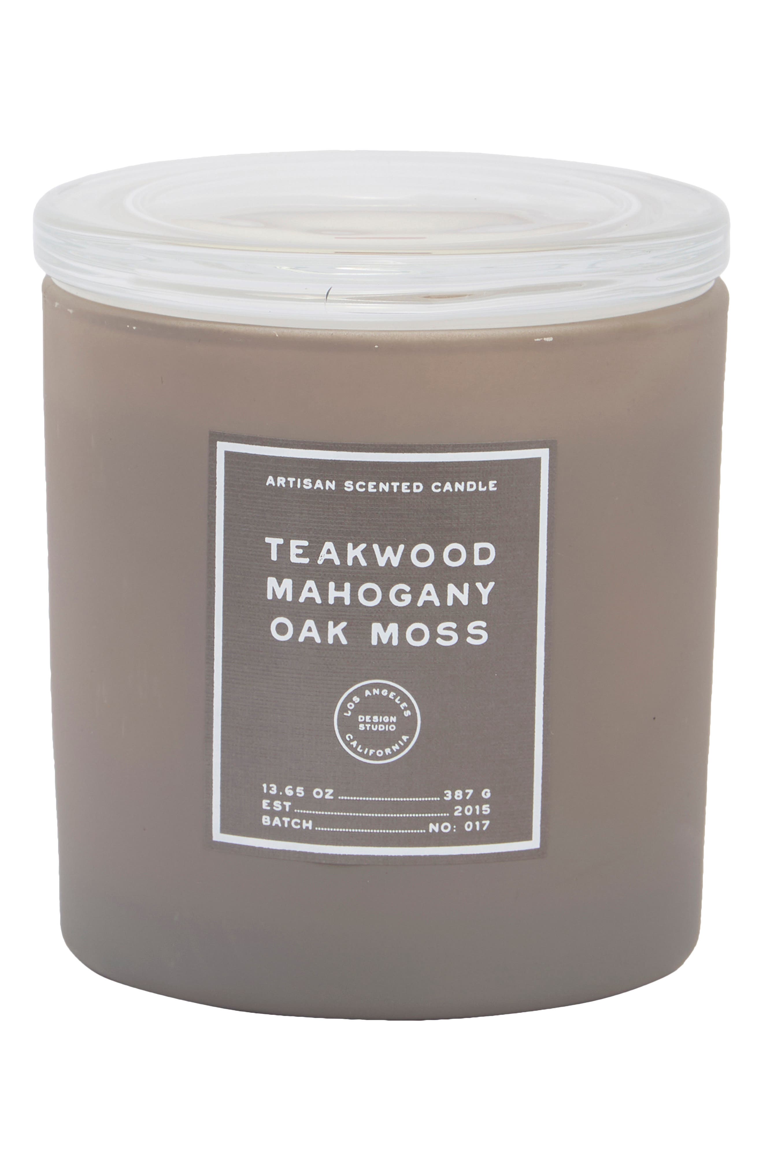 PORTOFINO CANDLES Teakwood Mahogany Oak Moss Candle