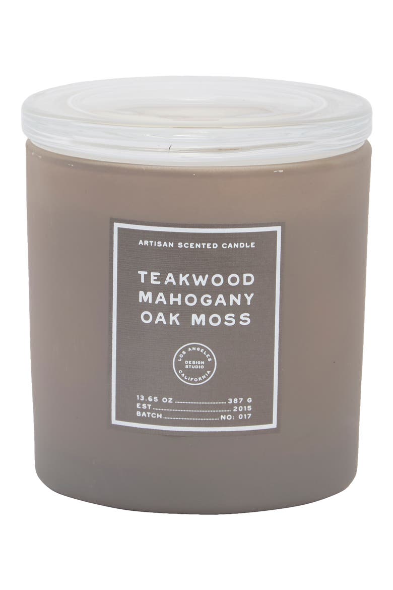 Teakwood Mahogany Oak Moss Candle, Main, color, TEAKWOOD MAHOGANY