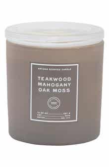 PORTOFINO CANDLES Teakwood Mahogany Oak Moss Candle