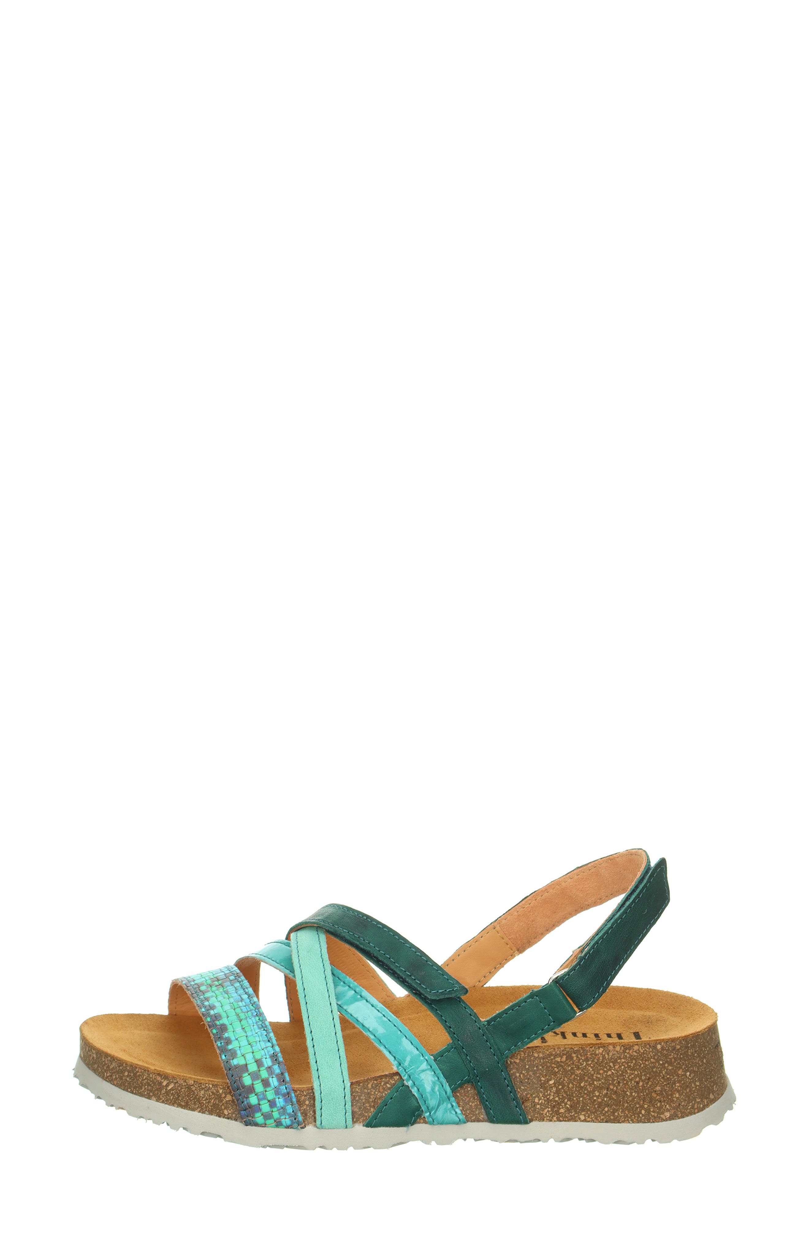 Koak Slingback Sandal, Alternate, color, AQUA/PACIFIC