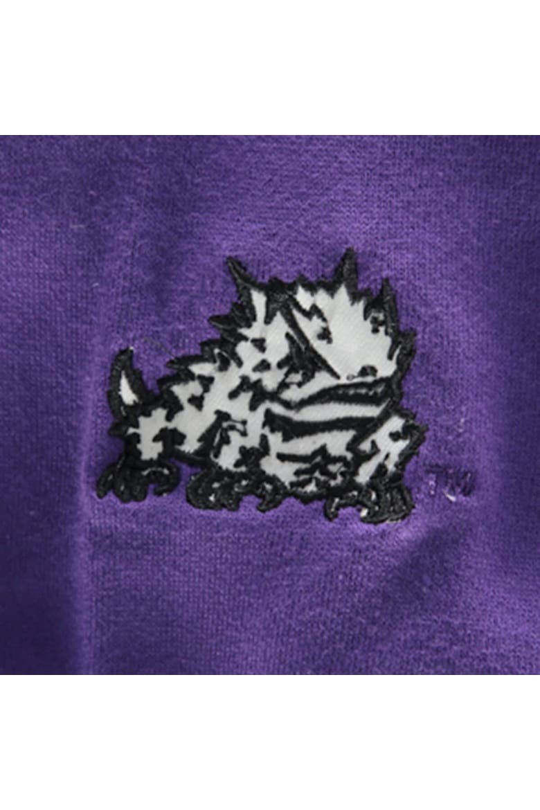 Women's Stadium Athletic Purple TCU Horned Frogs Arched Name Full-Zip Hoodie, Alternate, color, Purple