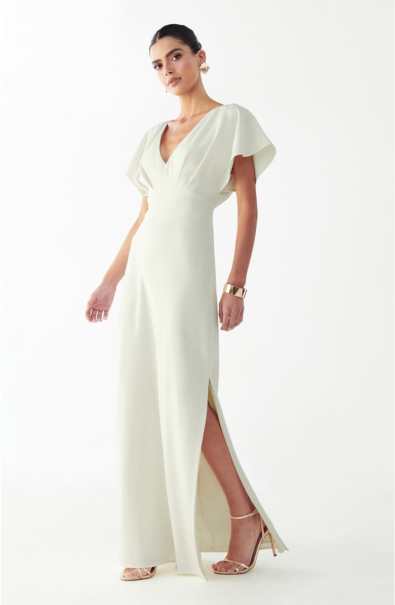 BWLDR Aura Maxi Dress, Alternate, color, Off White