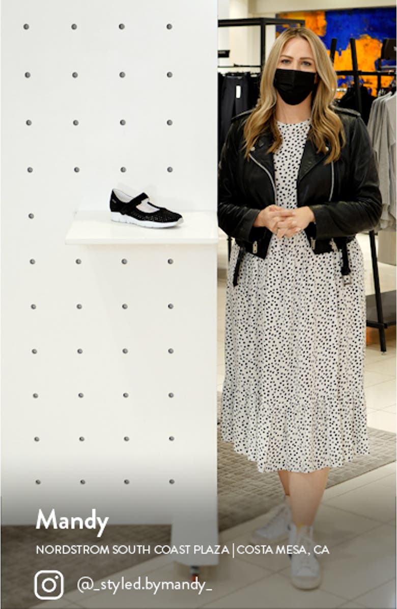 Yelina Perforated Mary Jane Sneaker, sales video thumbnail