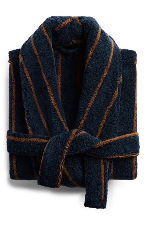 Turkish Cotton Stripe Robe