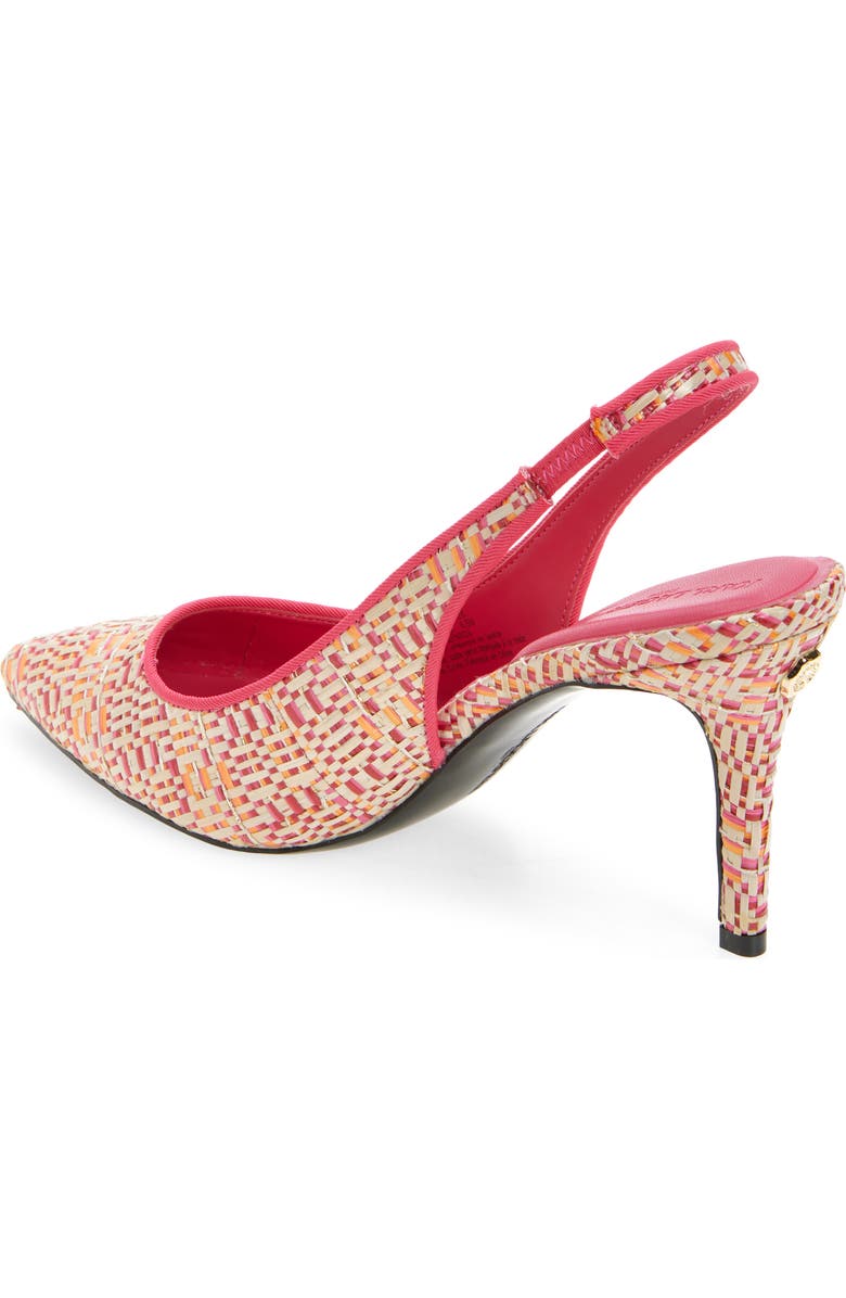 KARL LAGERFELD PARIS Rosalyn Pointed Toe Slingback Pump, Alternate, color, Teaberry