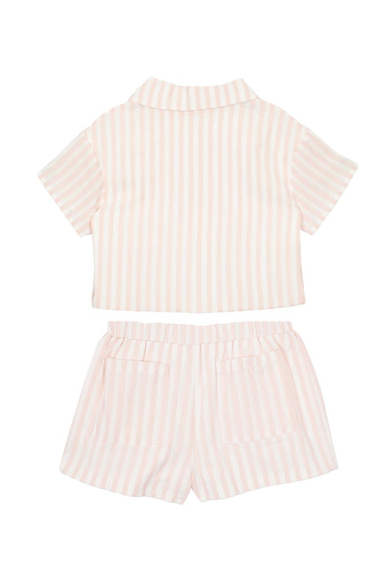 Mabel + Honey Catalina Two Piece Short Set, Alternate, color, Pink