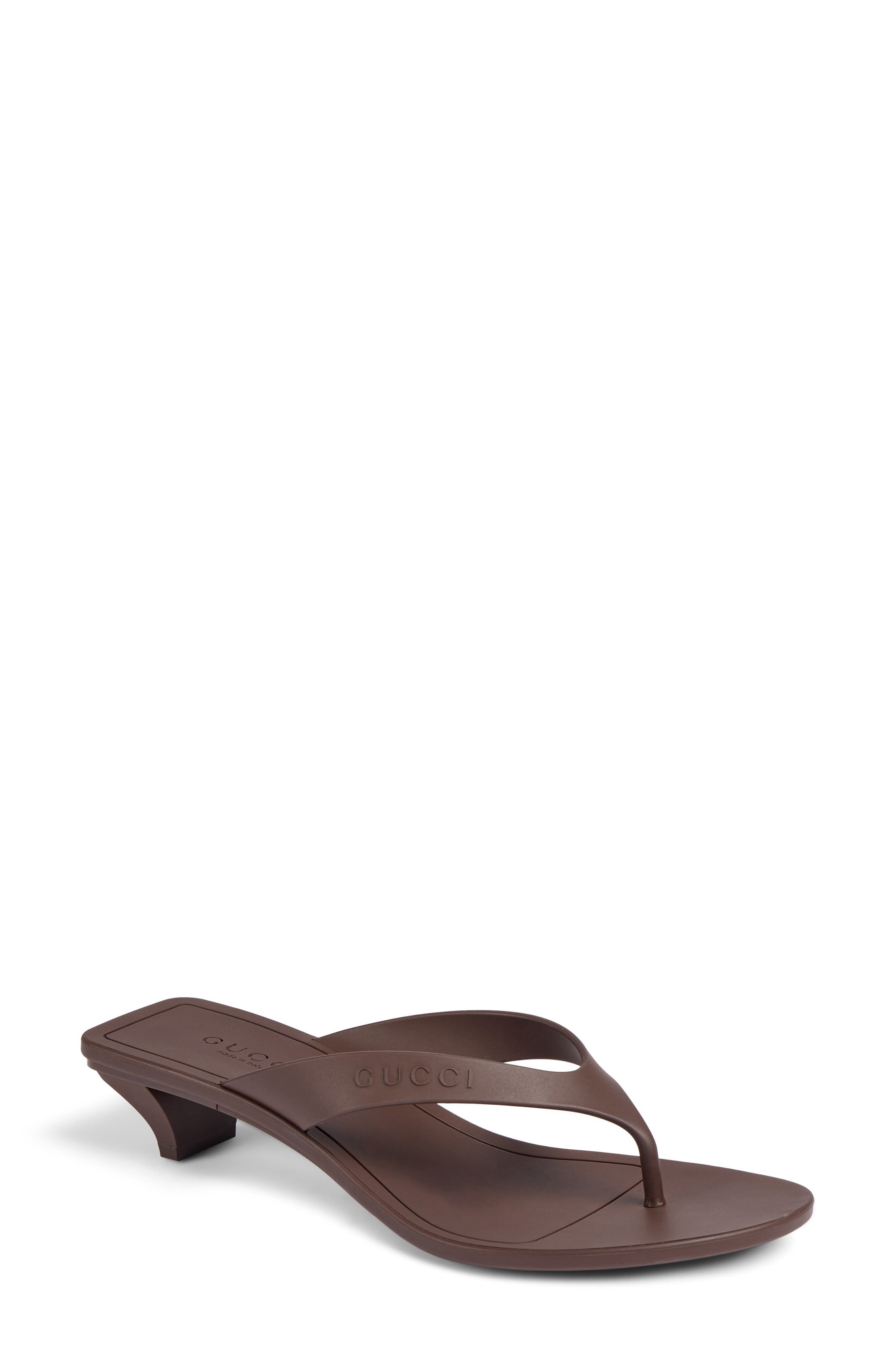Gucci Kitten Heel Jelly Slide Sandal, Main, color, 