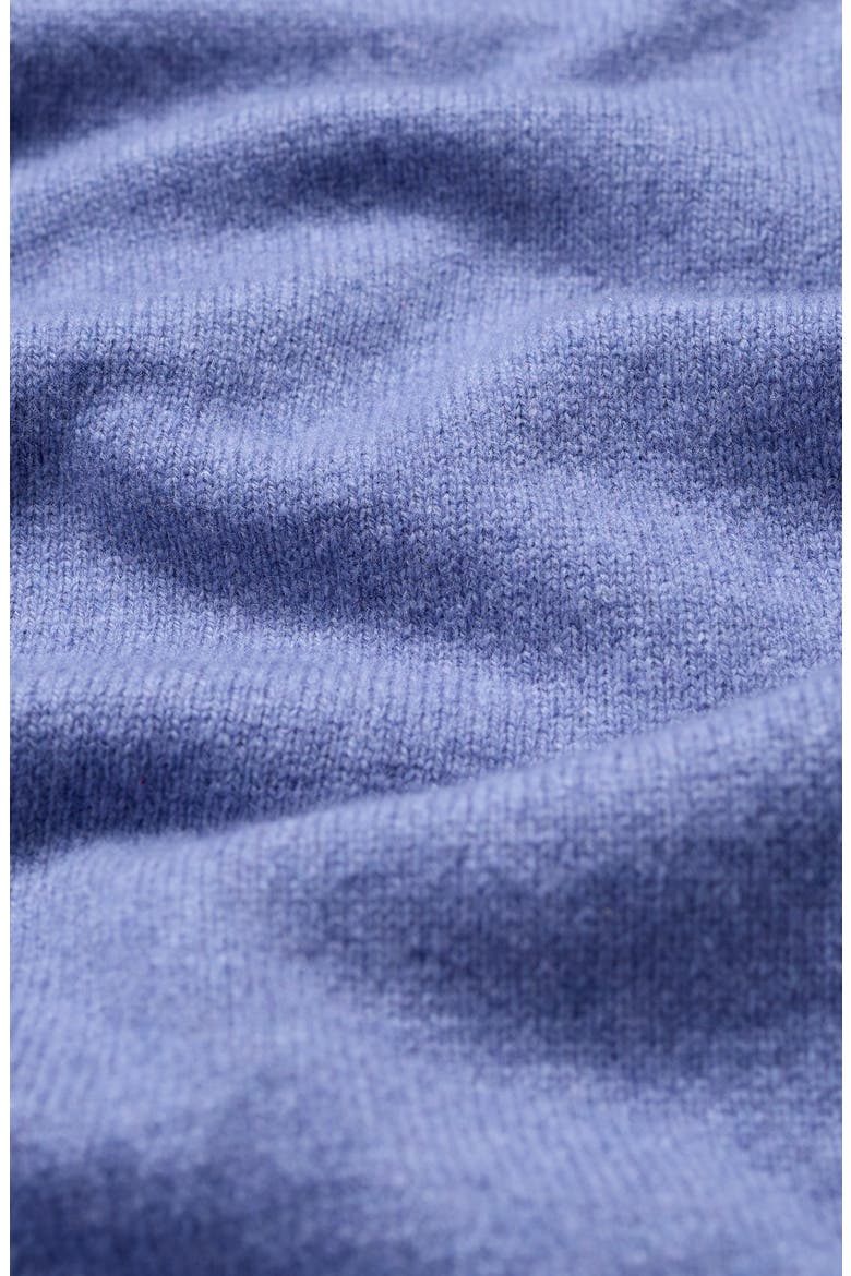 Basset Cove Merino Wool Blend Turtleneck Sweater, Alternate, color, KNIT MELANGE BILBERRY