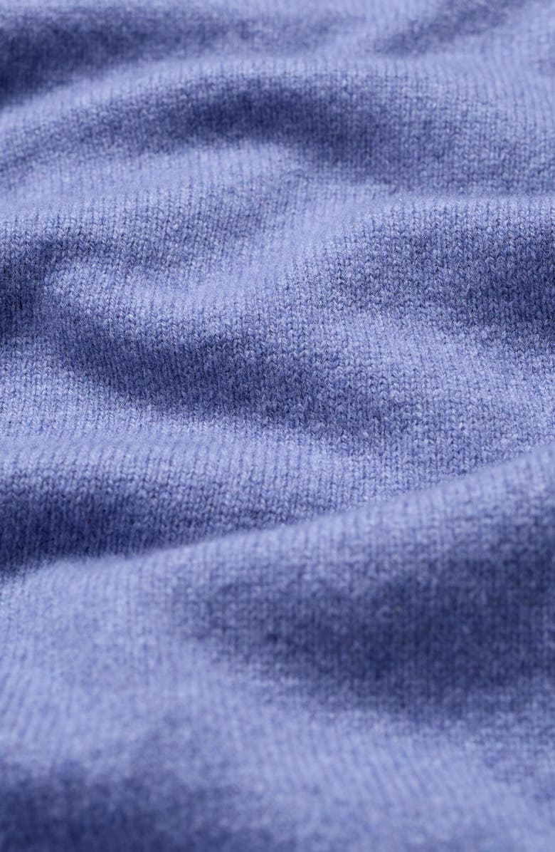 Seasalt Cornwall Basset Cove Merino Wool Blend Turtleneck Sweater, Alternate, color, Knit Melange Bilberry