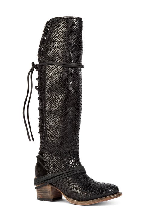 Coal Tall Boot