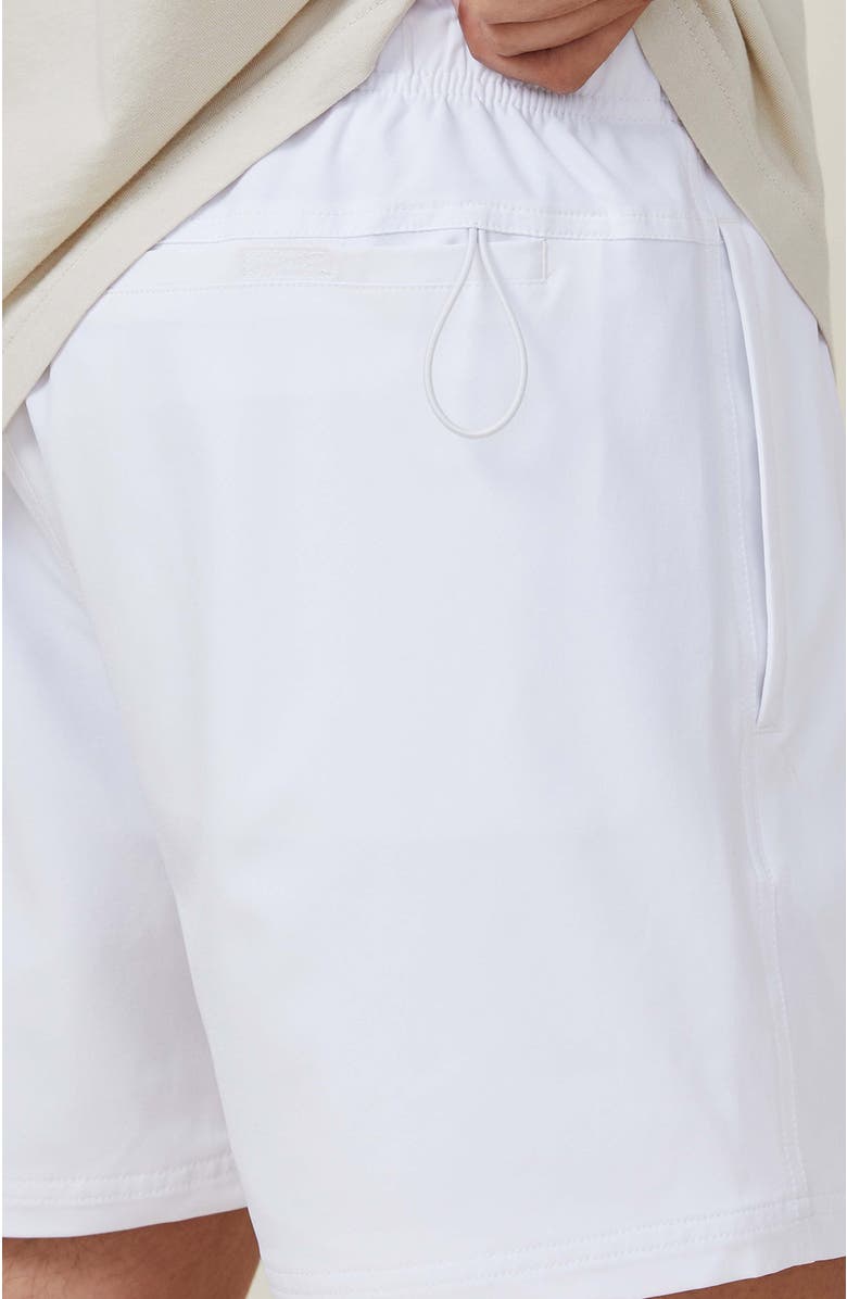 Cotton On Men's Stretch Swim Short, Alternate, color, White