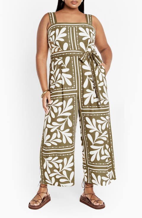 Modern Muse Tile Print Jumpsuit