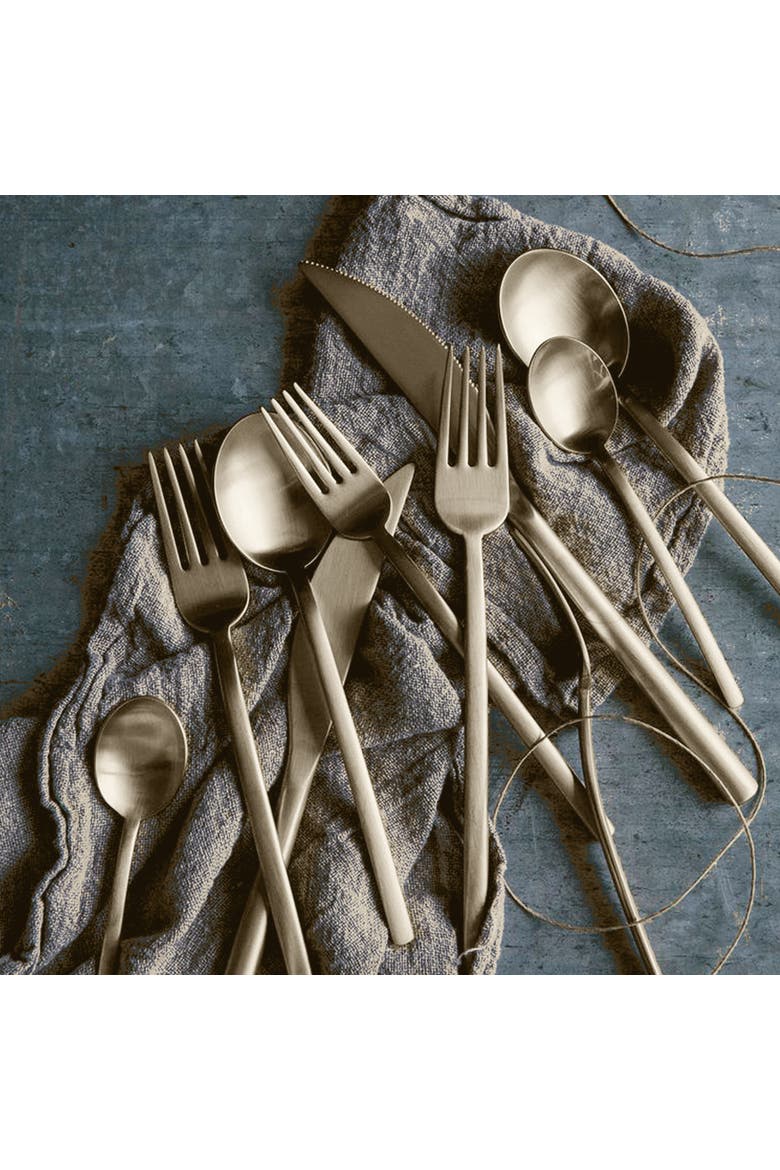Due Serving Set - 7 Pieces, Alternate, color, Ice Champagne