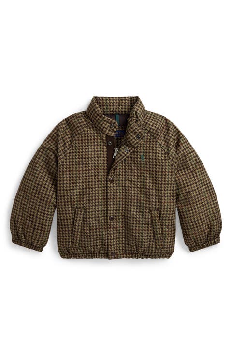 Kids' Down & Feather Fill Printed Bomber Jacket
