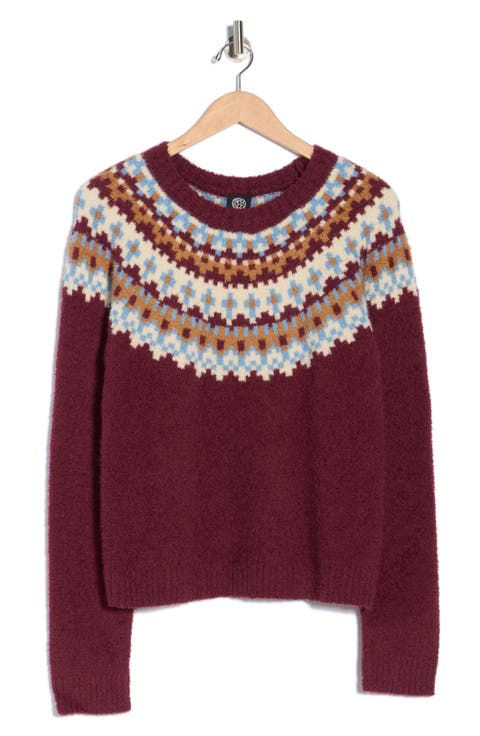 Fair Isle Crewneck Sweater