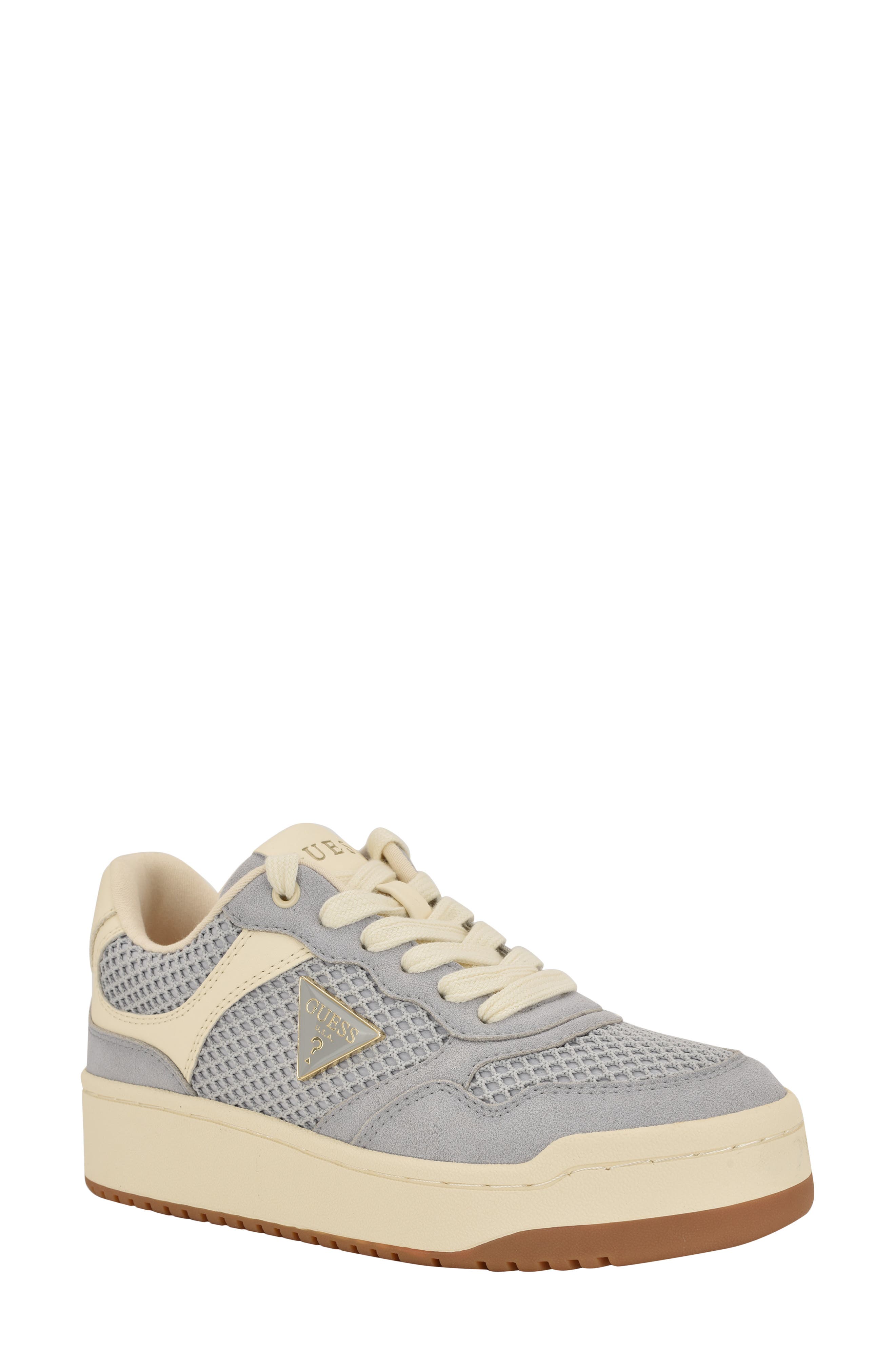 GUESS Miram Platform Sneaker, Main, color, Grey