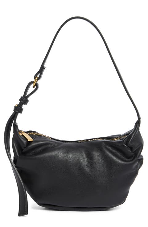 Small Pleated Hobo Bag