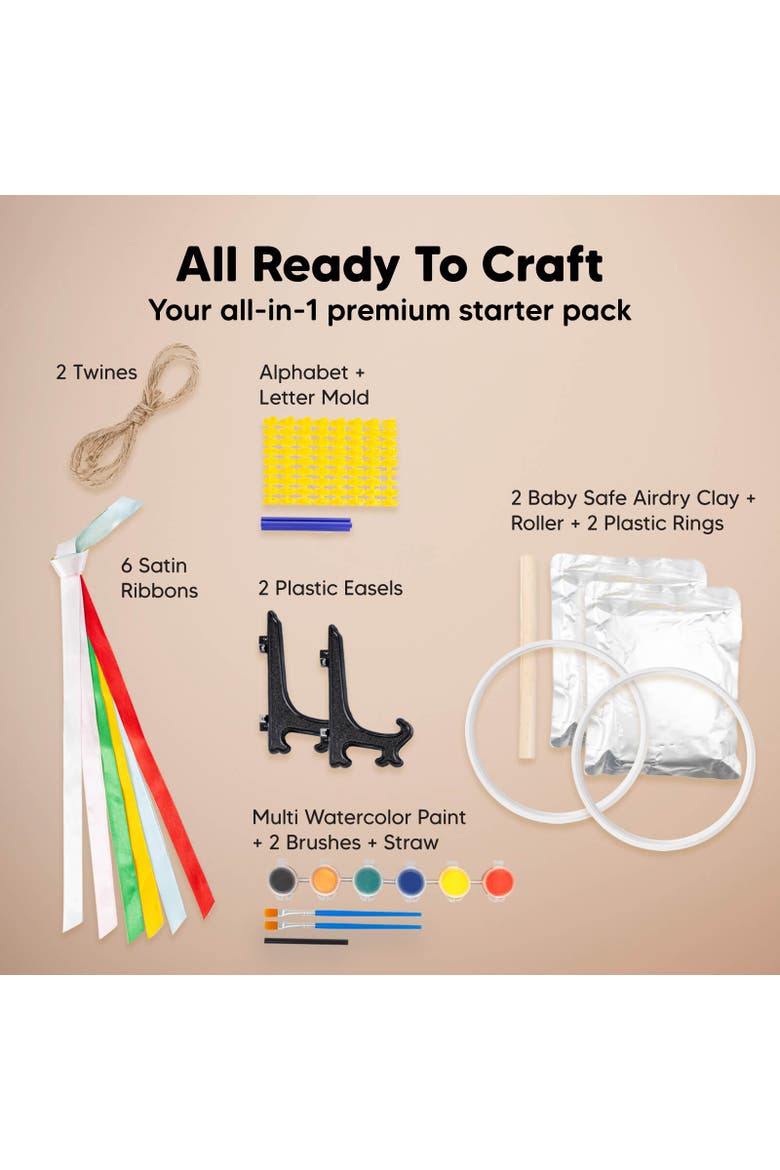 Cherish Ornament Keepsake Kit, Alternate, color, White, Multi-colored