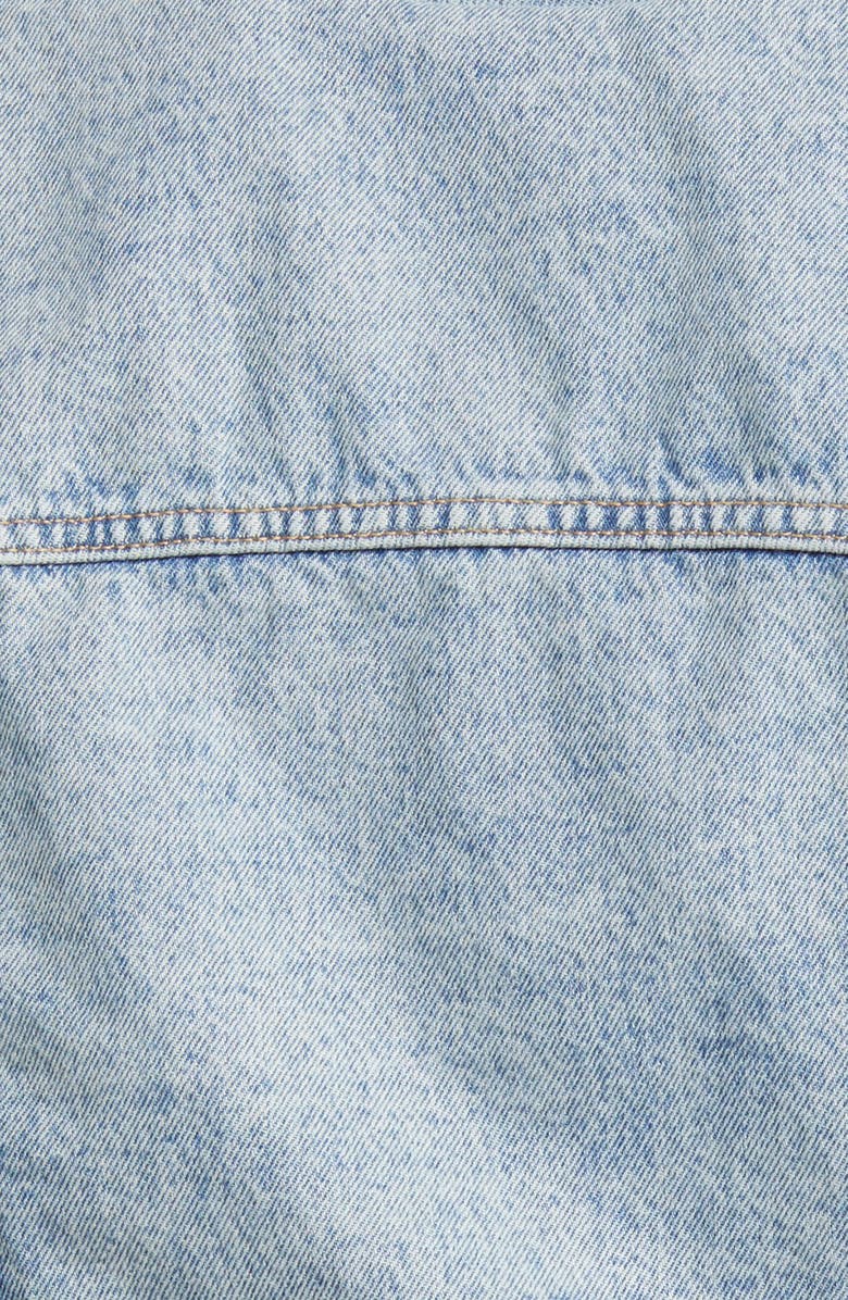 Levi's<sup>®</sup> '90s High Pile Fleece Lined Denim Trucker Jacket, Alternate, color,