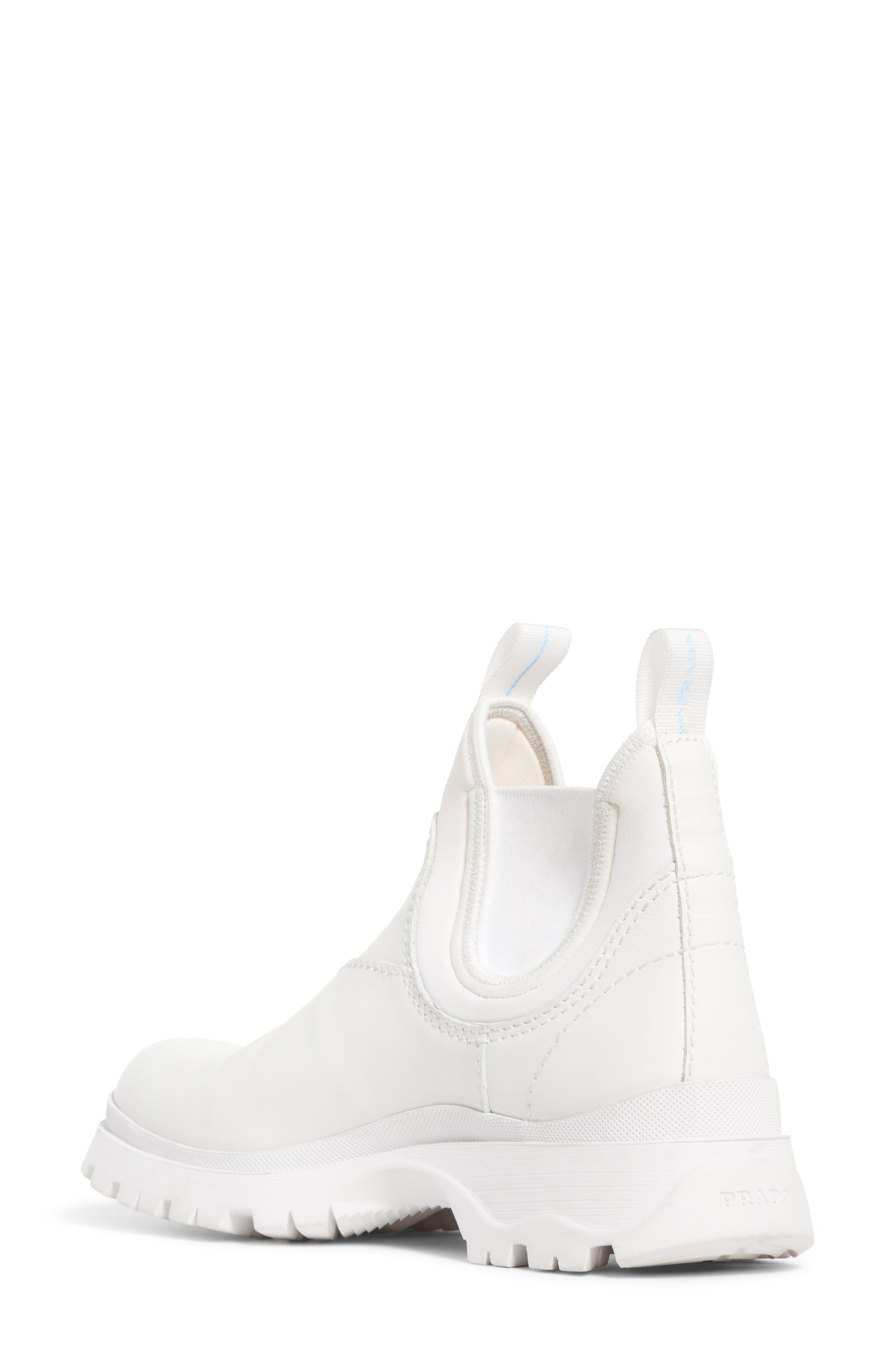 Prada Slip On Rain Boot, Alternate, color, 