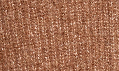 Diesel Midi Skirt In Alpaca With Front Zipper In Brown