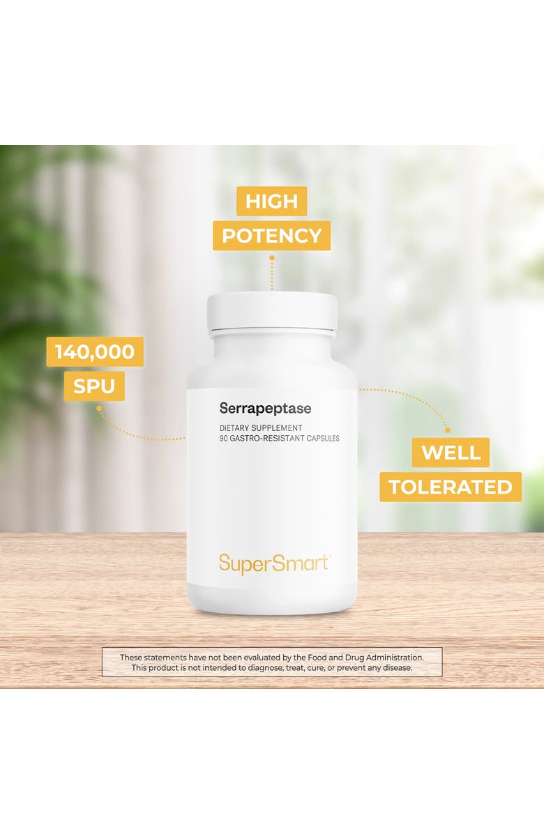 SuperSmart Serrapeptase 120000IU, Alternate, color, NO COLOR