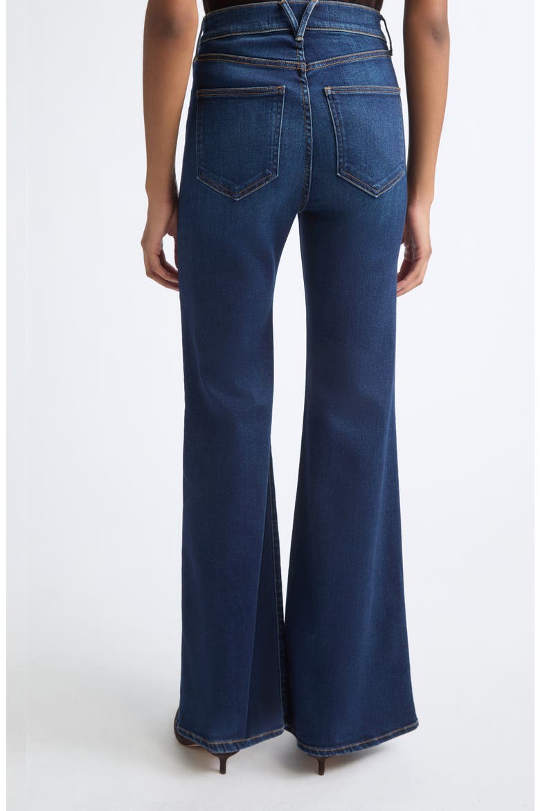 Joplin High Waist Wide Flare Jeans, Alternate, color, RIPTIDE