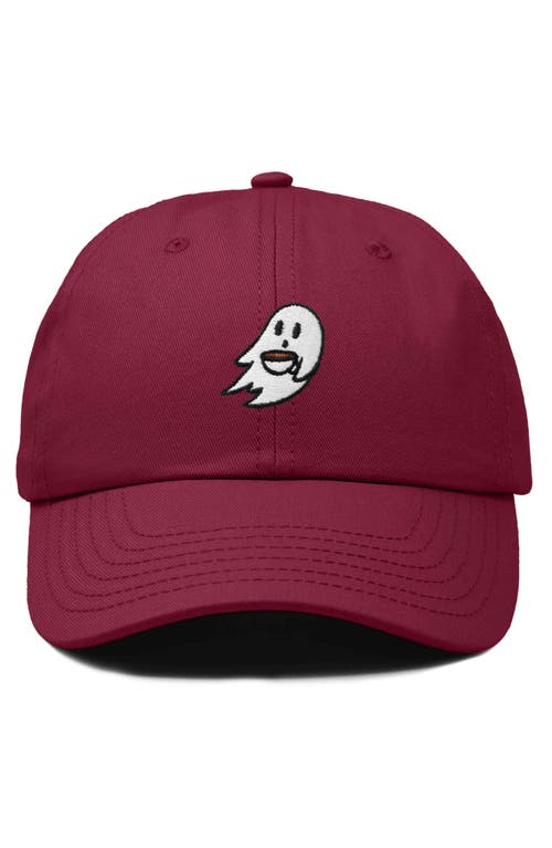 DALIX DALIX COFFEE GHOST EMBROIDERED HAT 