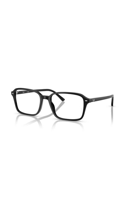 Ray Ban Ray-ban 54mm Square Optical Glasses In Black