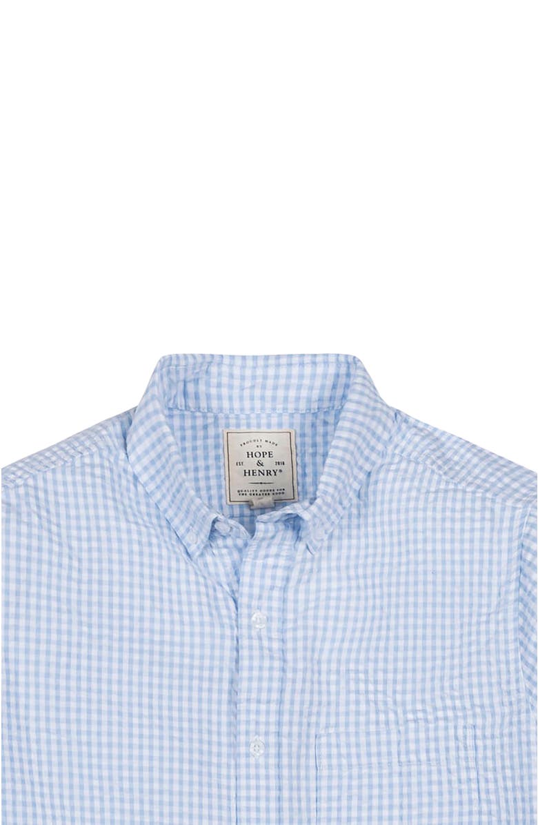 Hope & Henry Men's Organic Seersucker Button Down Shirt, Alternate, color, 