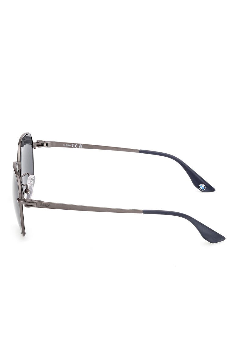 54mm Sunglasses, Alternate, color, MATTE GUNMETAL / SMOKE