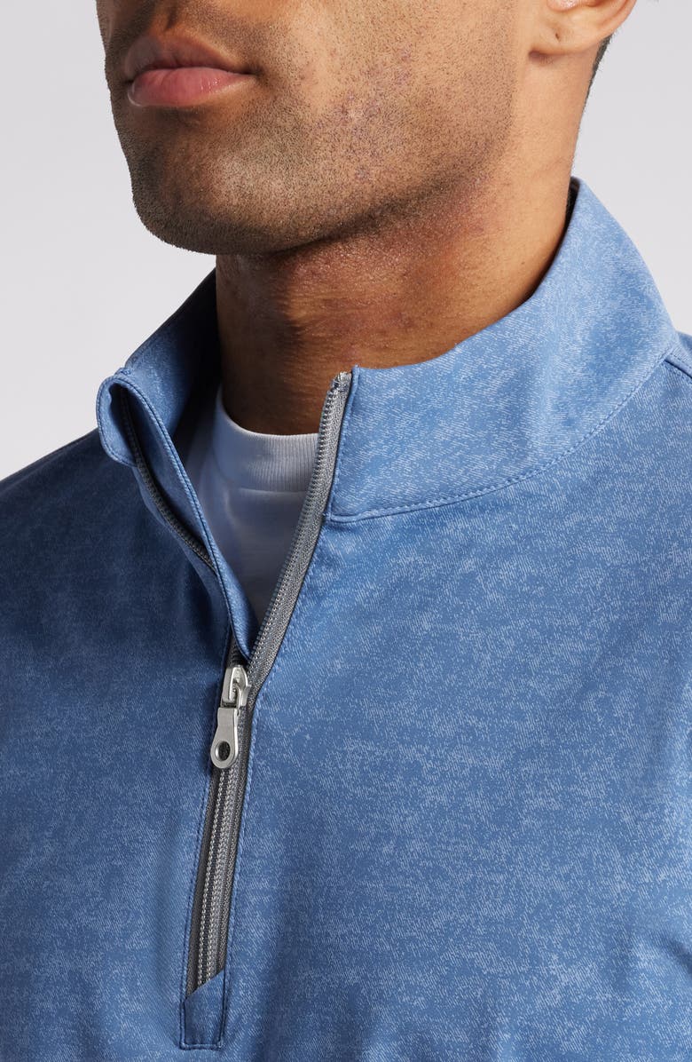 Scott Barber Mélange Stretch Quarter Zip Pullover, Alternate, color, 