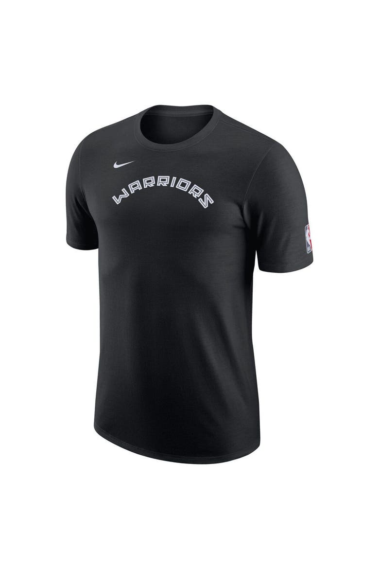 Men's Nike Black Golden State Warriors 2022/23 City Edition Essential Warmup T-Shirt, Alternate, color, Black