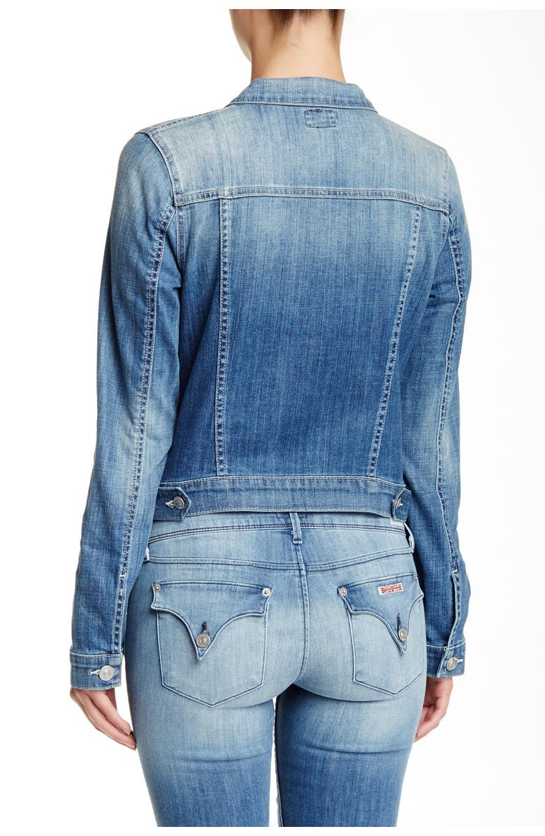 Hudson Jeans Stretch Denim Jacket, Alternate, color,