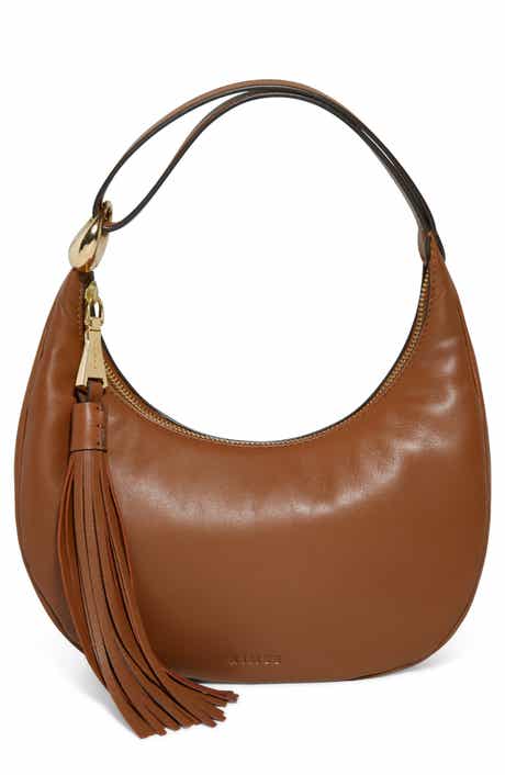 Bloom Bean Bag Leather Moon Bag