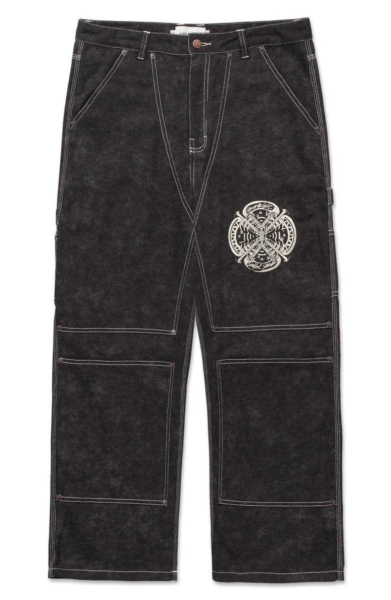 HONOR THE GIFT Washed Cotton Twill Carpenter Pants, Alternate, color,