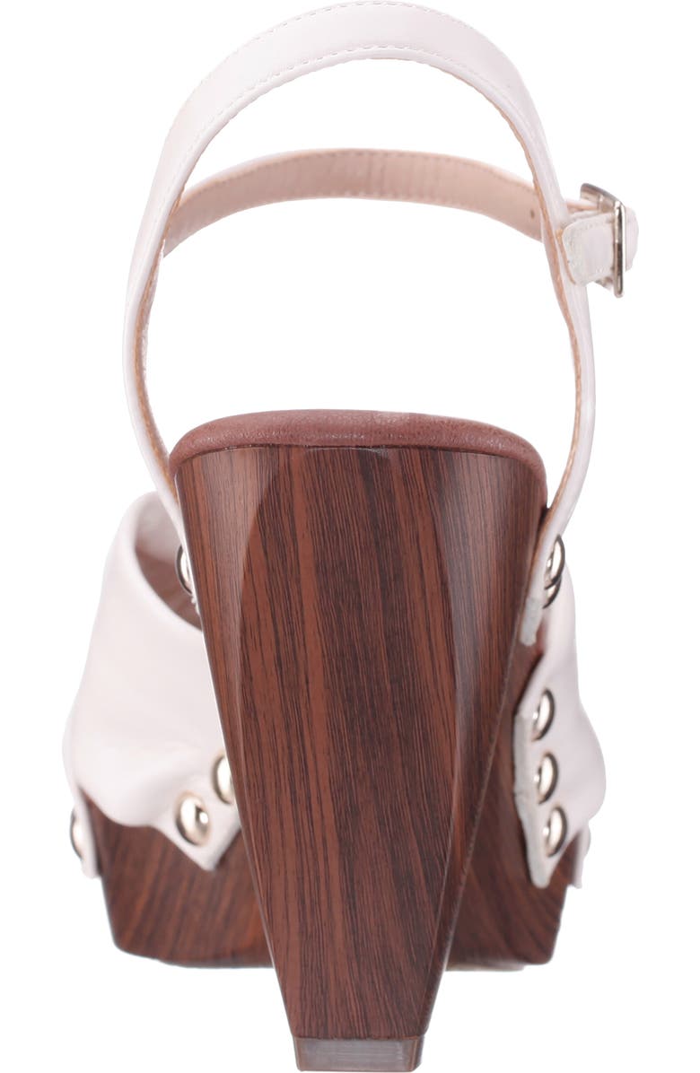 Nina Pop Ankle Strap Platform Sandal, Alternate, color, Antique White