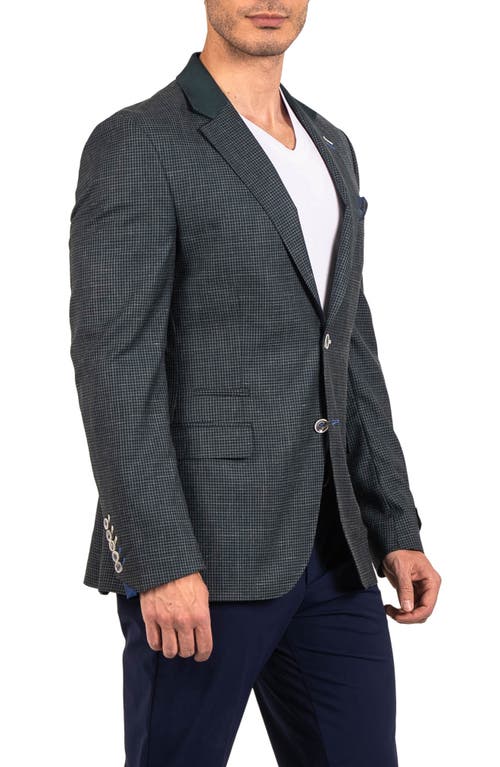 Maceoo Socrate Evo Resistance5 Check Virgin Wool, Silk & Linen Blazer