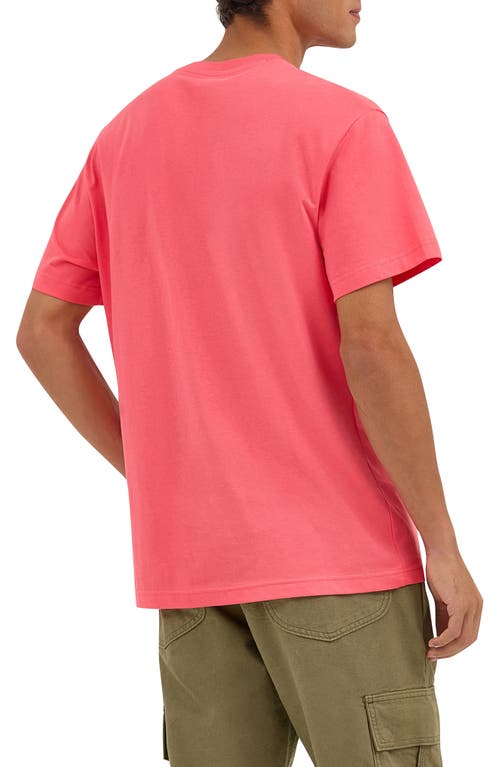 Lee Heart Logo Embroidered Graphic T-shirt In Lychee