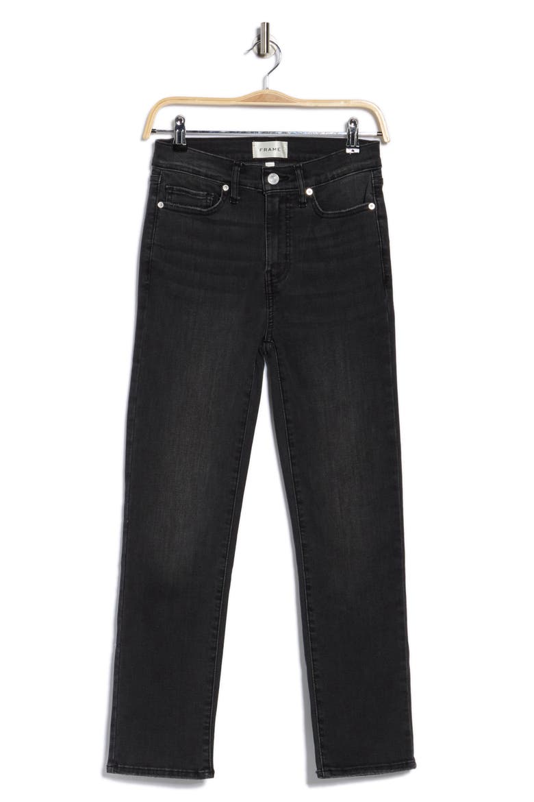 Le High Straight Leg Jeans, Alternate, color, BROKEN